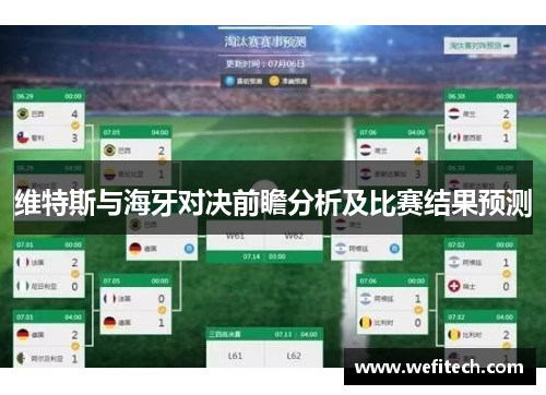 维特斯与海牙对决前瞻分析及比赛结果预测